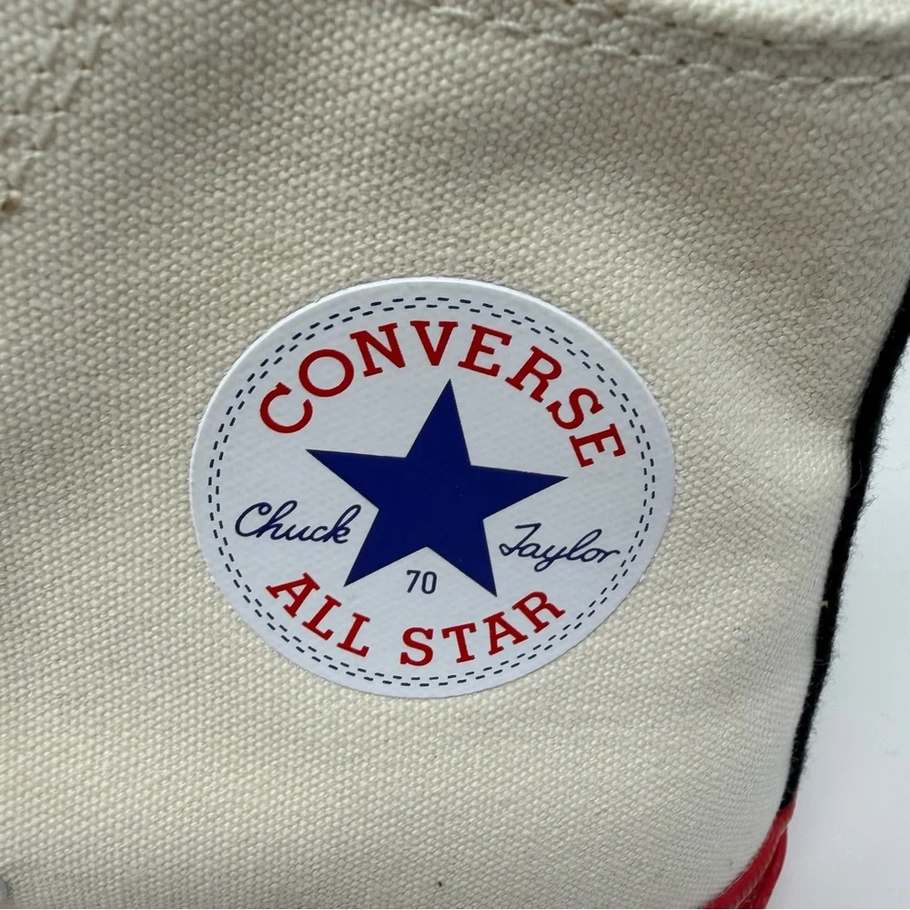 Converse Play Comme des Garçons Chuck 70 Hi Red Sole Men 8.5 / W 10.5 Unisex New